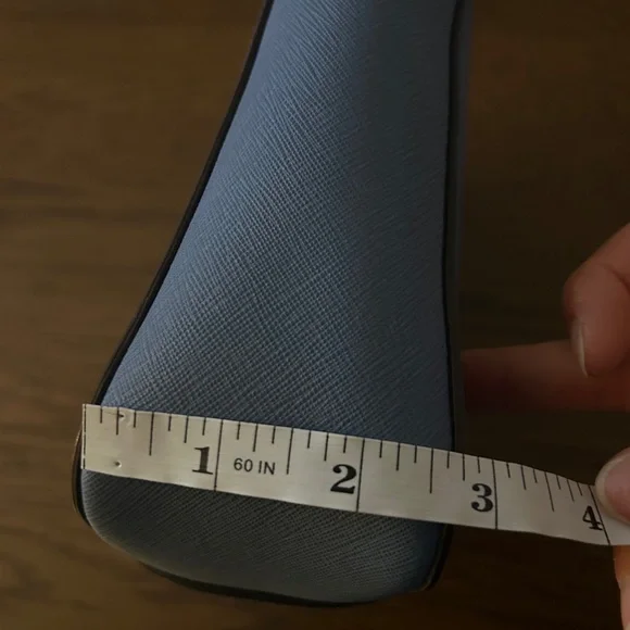 NWT Michael Kors Jet Set Travel Large Messenger Denim Blue - Picture 9 of 12